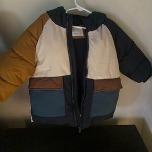 Boys’ Multicolor Oversized Puffer